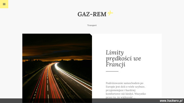 GAZ REM SP Z O O