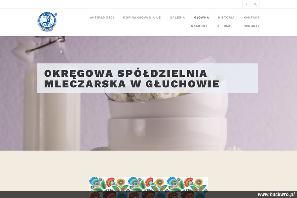 OKRĘGOWA SPÓŁDZIELNIA MLECZARSKA W GŁUCHOWIE