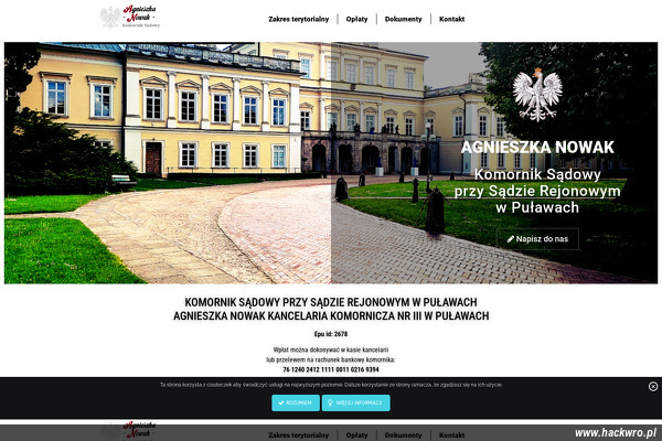 Kancelaria Komornicza nr III w Puławach Agnieszka Nowak