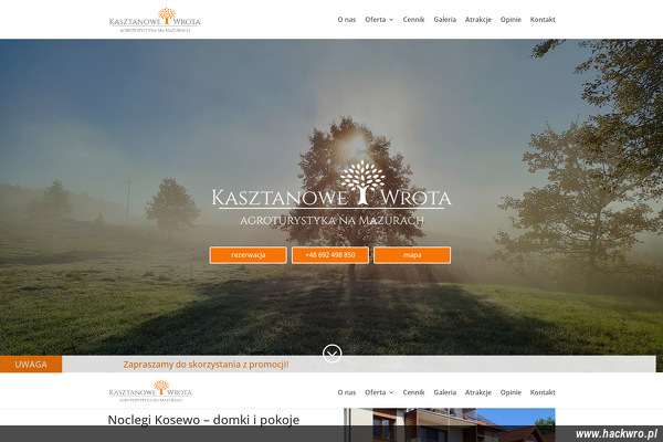Marcin Pisarek Kasztanowe Wrota Agroturystyka