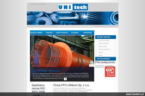 PRZEDSIĘBIORSTWO PRODUKCYJNO HANDLOWE UNITECH SP Z O O