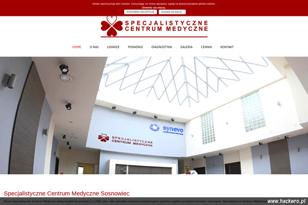 "SPECJALISTYCZNE CENTRUM MEDYCZNE" SPÓŁKA Z OGRANICZONĄ ODPOWIEDZIALNOŚCIĄ