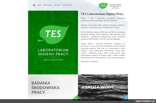 TES Laboratorium Higieny Pracy Janusz Kuczewski