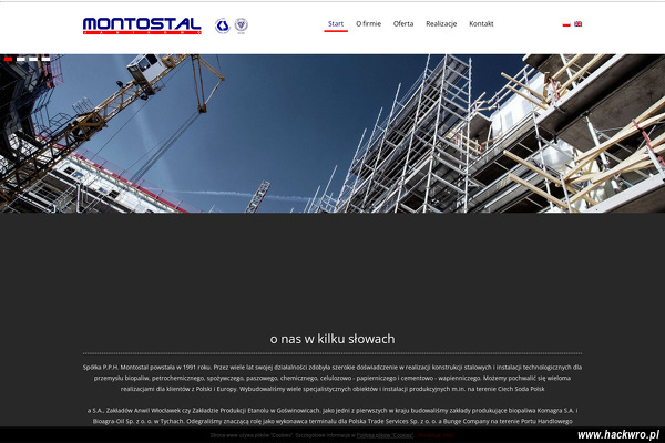 PRZEDSIĘBIORSTWO PRODUKCYJNO HANDLOWE MONTOSTAL SP Z O O