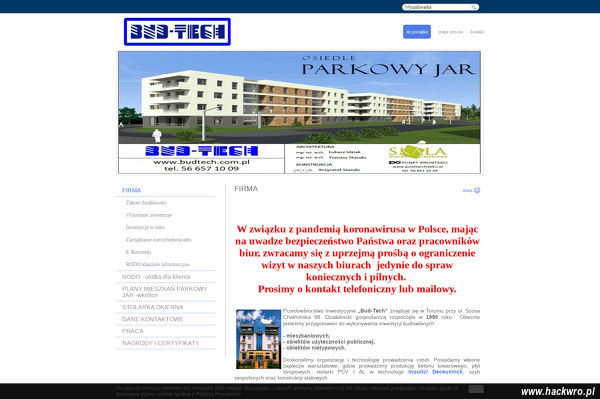 PRZEDSIĘBIORSTWO INWESTYCYJNE BUD TECH SP Z O O