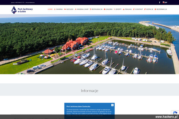 PORT JACHTOWY W ŁEBIE SP Z O O