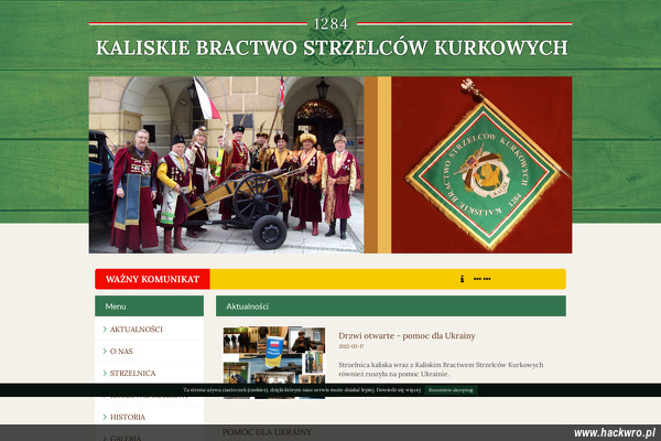 KALISKIE BRACTWO STRZELCÓW KURKOWYCH