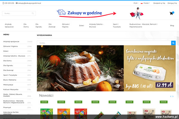 Zakupy w godzinę
