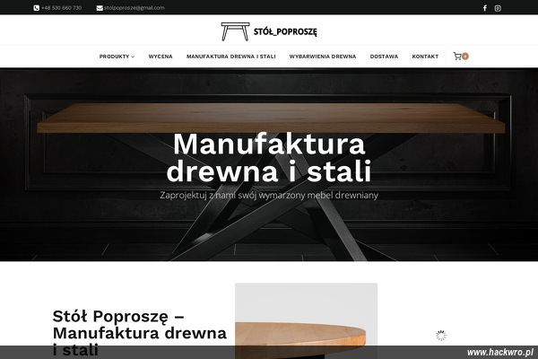 Stół Poproszę
