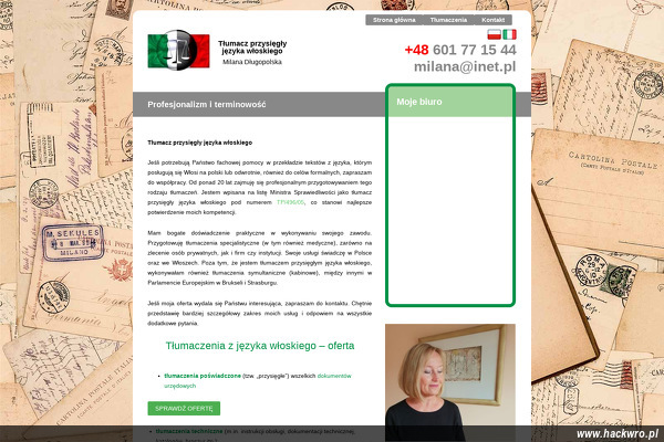 Agencja Tłumaczeń ITALIA  Milana Długopolska